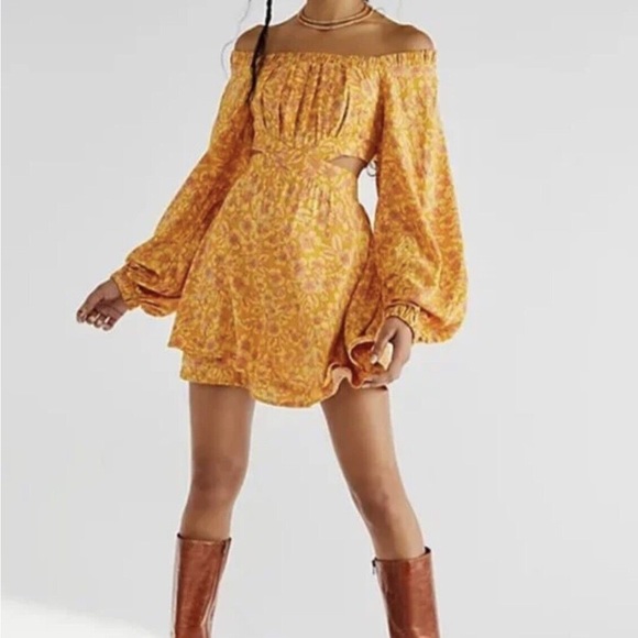 Free People Jeal Cutout Tunic Dress NWT! - Picture 2 of 7